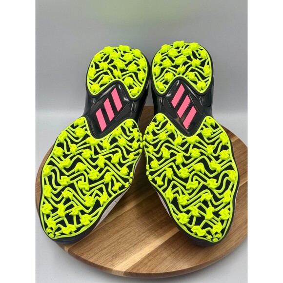ADIDAS CodeChaos 25 Spikeless Golf Shoes Mens 12.5 White Black Yellow NWT IF3268 main image 9